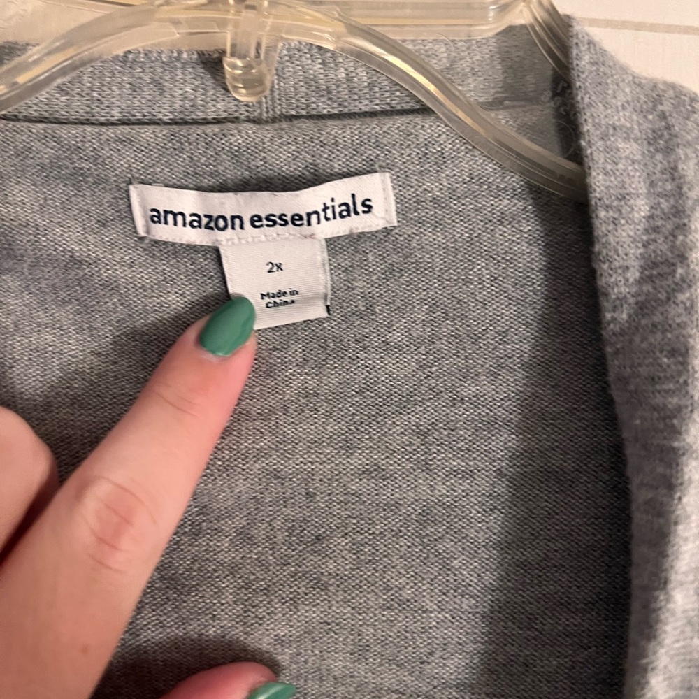 amazon essentials cardigan 2x